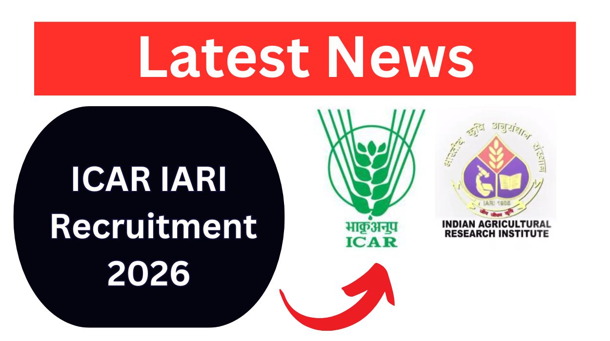 ICAR IARI Recruitment 2026 for Young Professional I Posts Apply online