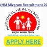 NHM Mizoram Recruitment 2026