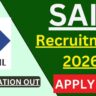 SAIL Recruitment 2026